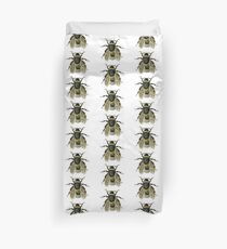 antique typographic vintage honey bee Duvet Cover
