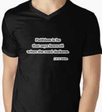 Faithless is he, J. R. R. Tolkien Men's V-Neck T-Shirt