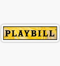 Playbill- Beauty and the Beast Sticker
