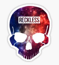 Reckless Schädel Sticker