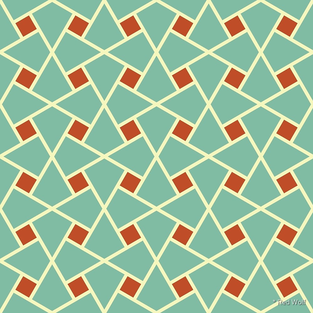 Geometric Pattern: Square Twist: Jacob by * Red Wolf
