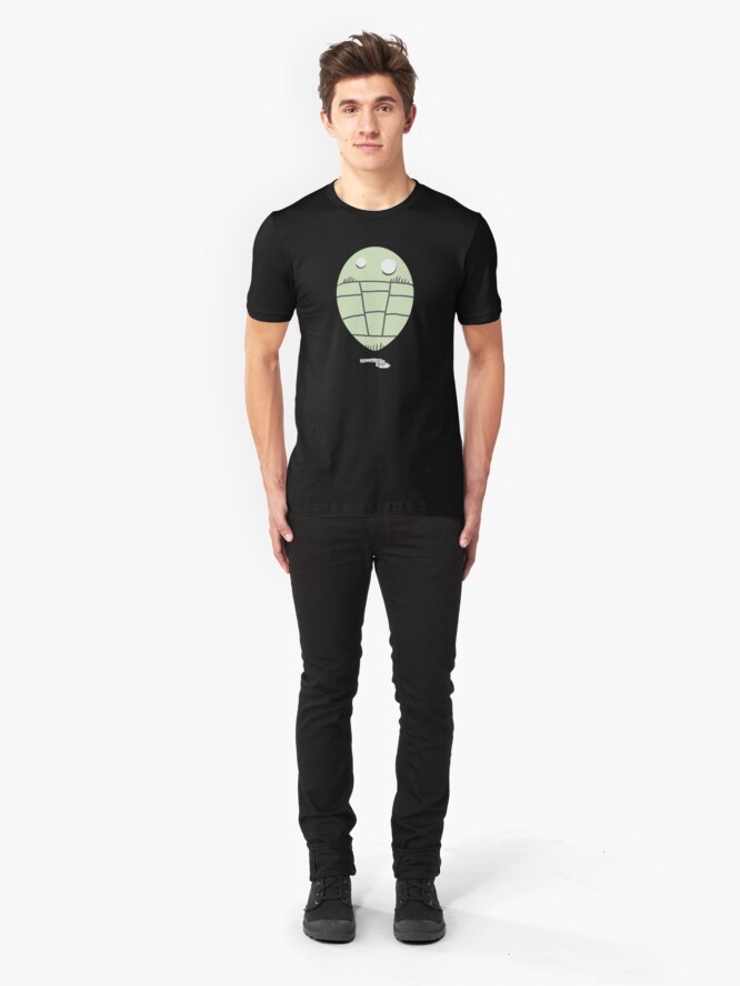 Alternate view of Trilobite Boy Fan Slim Fit T-Shirt