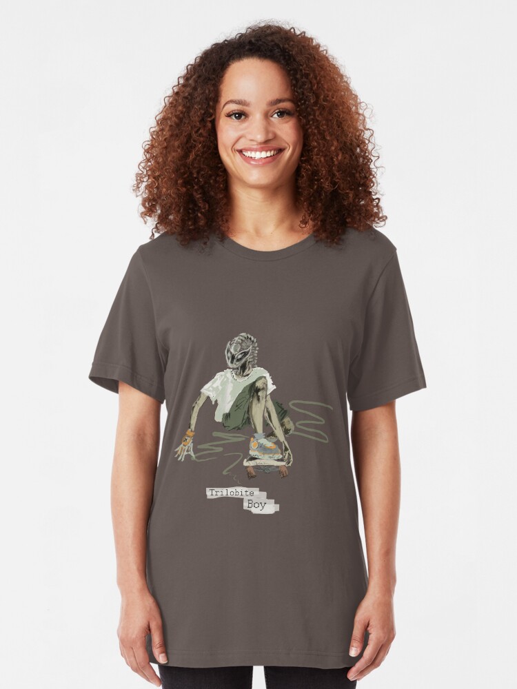 Alternate view of Trilobite Boy sk8 Slim Fit T-Shirt