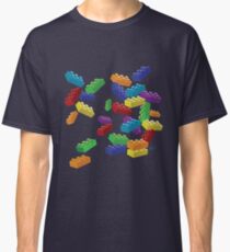 Falling Legos 2 Classic T-Shirt