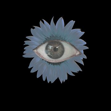 Weirdcore Dreamcore Sunflower Eye | Art Print