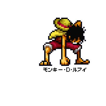 One Piece Pixel-art Stickers by Kaminari7x on DeviantArt