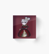 Queen of Hearts Acrylic Block