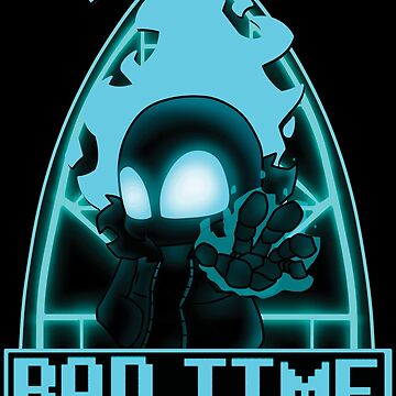 Copy of FNF INDIE CROSS - undertale nightmare sans bad time art Metal  Print for Sale by Ruvolchik