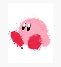 Kirby Splatter ~ ☆ Photographic Print