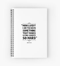 Winnie The Pooh Famous Quote Spiral Notebook