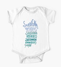 Sardegna, Languages One Piece - Short Sleeve