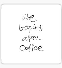 Coffee Time Sticker