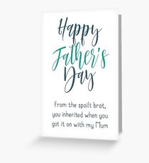 Cheeky Father's Day Card - for Step dad Greeting Card