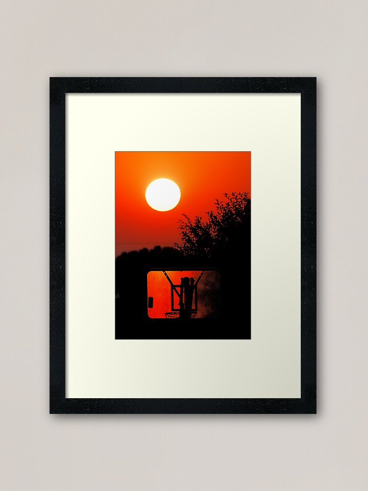 Alternate view of Three Point Sunset Framed Art Print