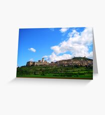 Assisi Landscape Greeting Card