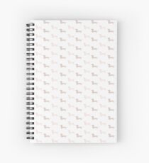 Cuaderno de espiral Crazy Dachshund Lady