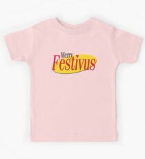 merry festivus (red) Kids Tee