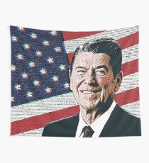 Patriotischer Präsident Reagan Wandbehang