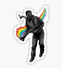 No More Tear Gas Sticker