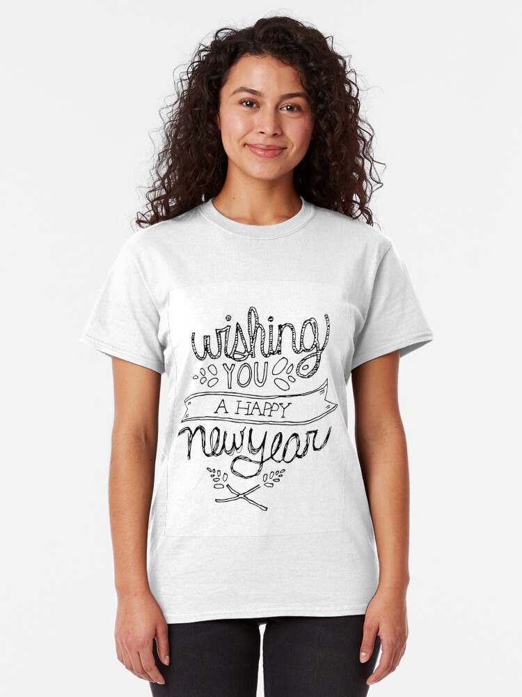 Alternate view of Happy New Year Classic T-Shirt