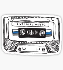 Live Local Music Sticker