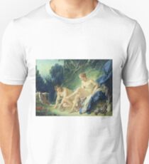 Francois Boucher - Diana verlässt ihr Bad Slim Fit T-Shirt