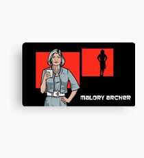 Malory Archer Canvas Print