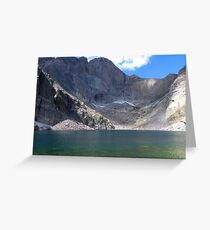 Chasm Lake Greeting Card