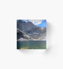Chasm Lake Acrylic Block