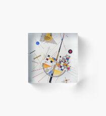 Wassily Kandinsky Delicate Tension Acrylic Block