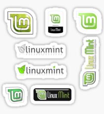 linux mint sticker set Sticker
