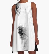 Horse 01 A-Linien Kleid