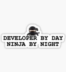 ninja developer Sticker