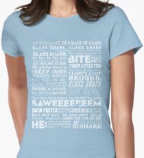Glass Shark Shirt Women's Fitted T-Shirt