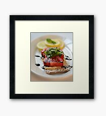 red fruit Framed Print