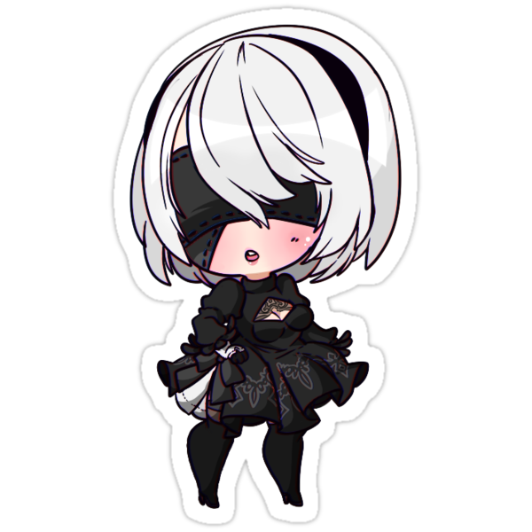nier automata 2b chibi nier automata 2b chibi
