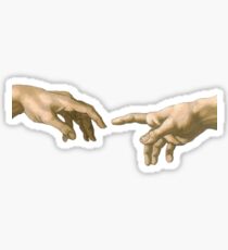 The Creation of Adam Sticker Sticker