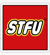 STFU "LEGO" BOX LOGO PARODY Sticker