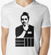 Russ Pondering Men's V-Neck T-Shirt