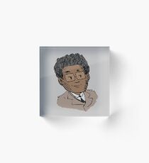 Caricature of Thomas Sowell Acrylic Block
