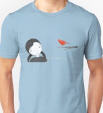 lil girl and red birdy as a tee Unisex T-Shirt
