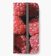 Delicious raspberries iPhone Wallet/Case/Skin