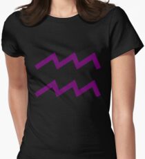 Aquarius Sign Women's Fitted T-Shirt