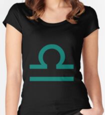 Libra Sign Women's Fitted Scoop T-Shirt