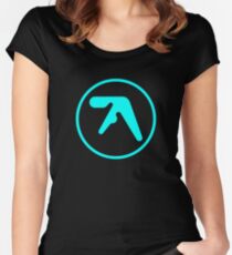 aphex twin logo Women's Fitted Scoop T-Shirt