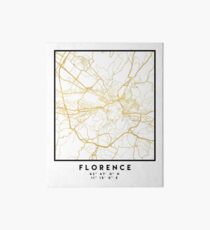 Lámina rígida FLORENCIA ITALIA CITY STREET MAP ARTE