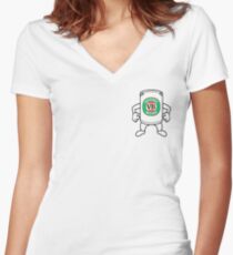 victoria bitter Women's Fitted V-Neck T-Shirt