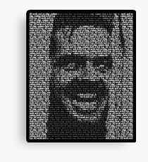 The Shining - All Work And No Play Makes Jack A Dull Boy Canvas Print