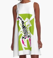 Scorpion A-Linien Kleid