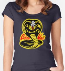 The Karate Kid - Cobra Kai Logo Women's Fitted Scoop T-Shirt